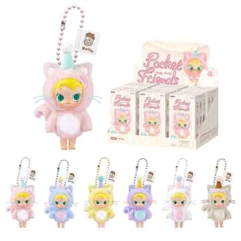 Amazon.com: POP MART Baby Molly Pocket Friends Series-Vinyl